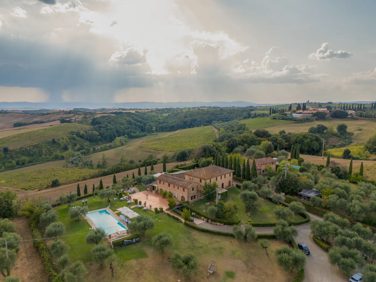 Podere al Casato Drone view